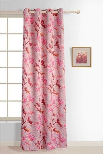 Leaf Printed Window Curtain - Image 2