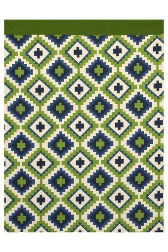 Geometric Print Door Curtain - Image 3