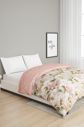 Double Floral Print Quilt