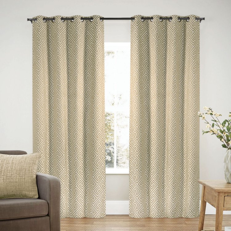 Printed Blackout Door Curtain