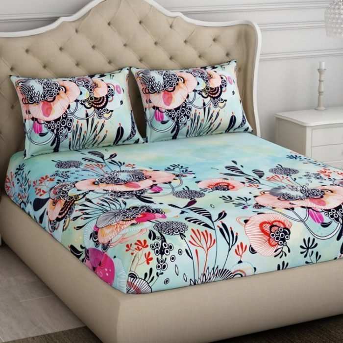 Printed Cotton Double Bedsheet