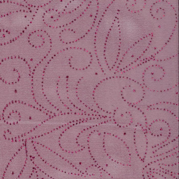 Casa Collection Glitter Organza Scroll