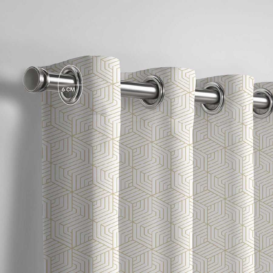 Geo Floral Curtain (Pack of 2) - Image 3