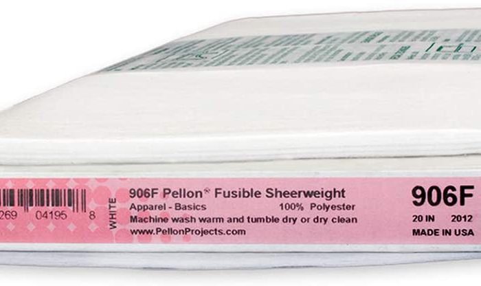 Pellon 906F Sheer Fusible Interfacing White